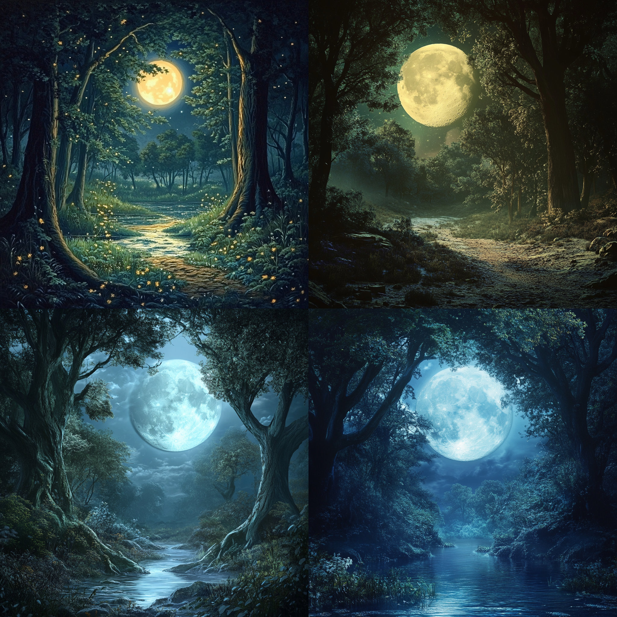 A-magical-forest-under-a-full-moon