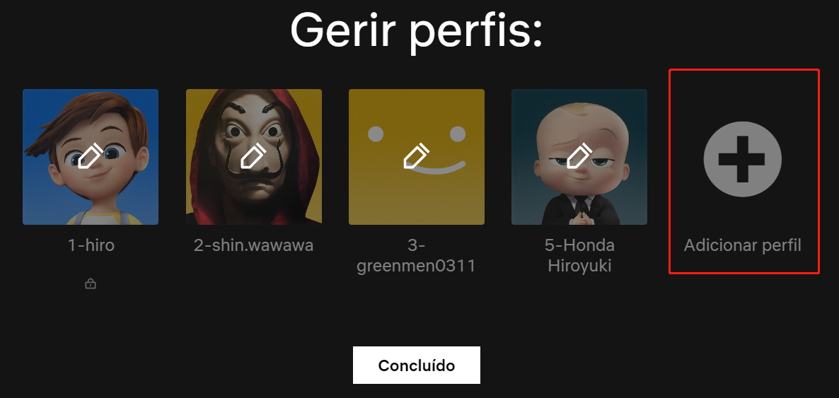 Passos sobre como compartilhar Netflix